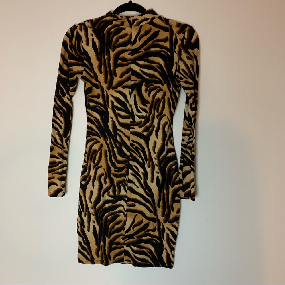 Tiger print dress